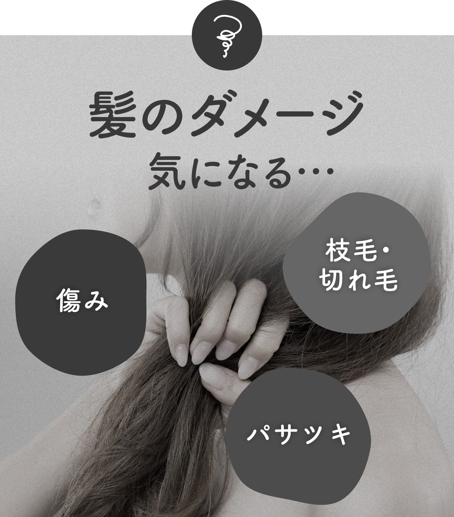 髪のダメージ気になる